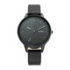 Titan Women's Precision Simplicity Watch Black Gradient Dial with Leather Strap