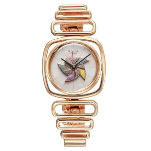 Titan Raga Memoirs Quartz Analog Mother of Pearl Dial with Rose Gold Color