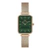 Daniel Wellington  Quadro Women Quartz Green Dial Analog Stainless Steel Watch